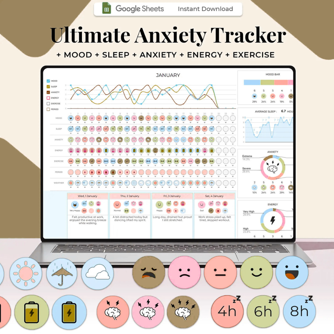 6 Essential Stress & Anxiety Relief Tools 🌿 – One Complete Calm System