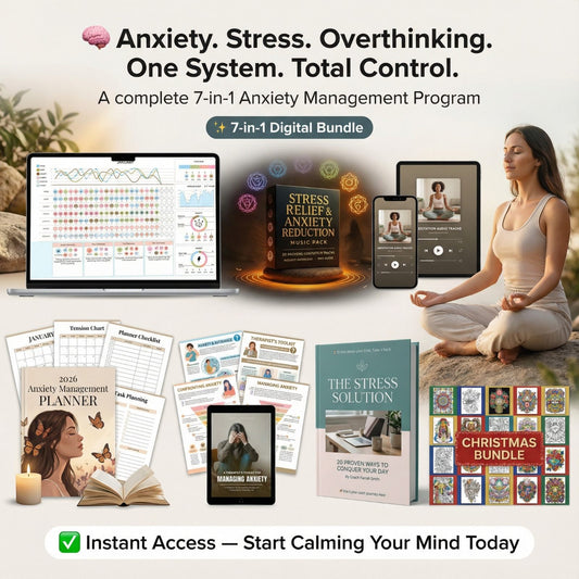 6 Essential Stress & Anxiety Relief Tools 🌿 – One Complete Calm System